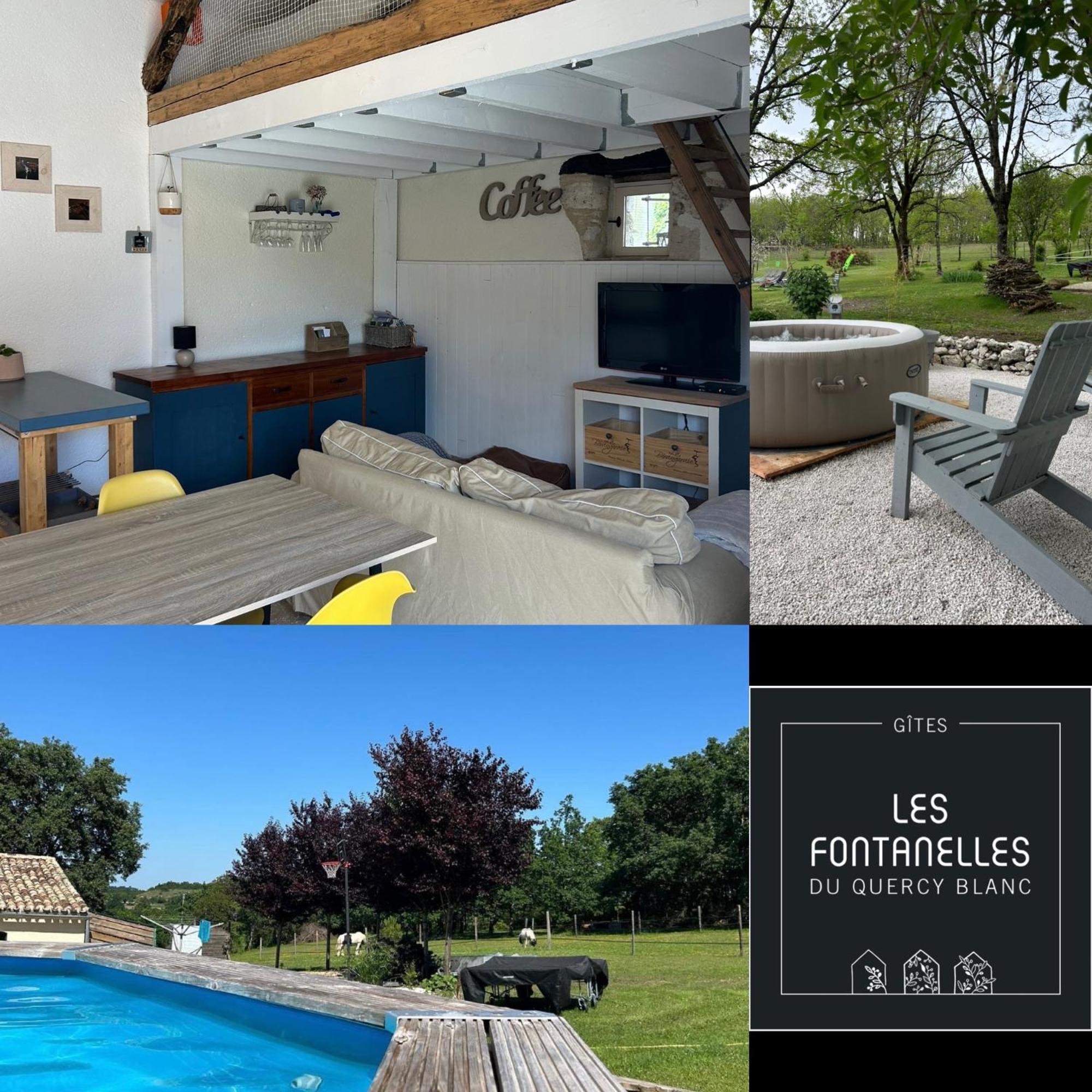Les Fontanelles Du Quercy Blanc Villa Montcuq Bagian luar foto